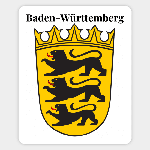 Baden-Württemberg Sticker by Stupid Coffee Designs